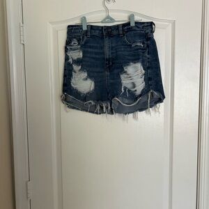 American Eagle Ripped Denim Shorts